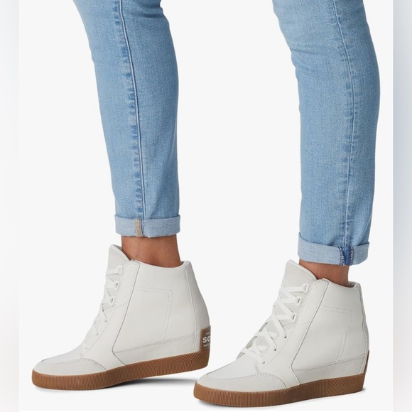 SOREL White Women's Out N About Wedge Boot - NWT Size 8.5 - Picture 4 of 11